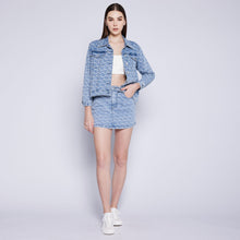 Load image into Gallery viewer, Monogram Denim Jacket