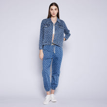 Load image into Gallery viewer, Monogram Denim Jacket