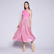 Load image into Gallery viewer, Shinning Pleated Skirt