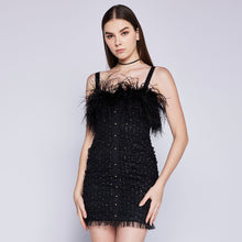 Load image into Gallery viewer, Eyfa Tulle Feather Dress