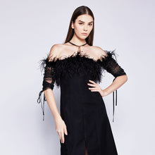 Load image into Gallery viewer, Sable Feather Tube Dress