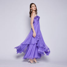 Load image into Gallery viewer, Canse Tube Applique Flower Gown