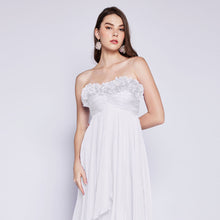 Load image into Gallery viewer, Canse Tube Applique Flower Gown