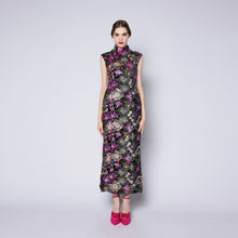 Load image into Gallery viewer, Meng Yao Velvet Maxi Qipao