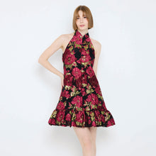 Load image into Gallery viewer, Xin Fu Halter Qipao Dress