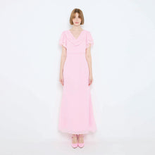 Load image into Gallery viewer, Draped Chiffon Dress