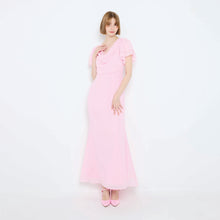 Load image into Gallery viewer, Draped Chiffon Dress