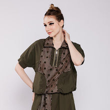 Load image into Gallery viewer, Hoodie Blouse