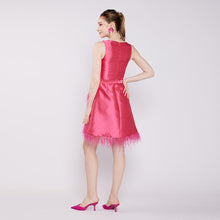 Load image into Gallery viewer, Felicia Feather Dress