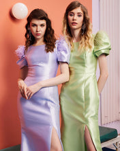 Load image into Gallery viewer, Fish Feather Slit Dress