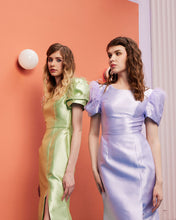 Load image into Gallery viewer, Fish Feather Slit Dress