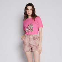 Load image into Gallery viewer, Embroidered Flora Tee