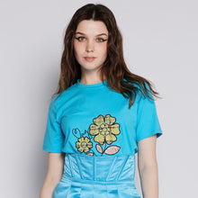 Load image into Gallery viewer, Embroidered Flora Tee