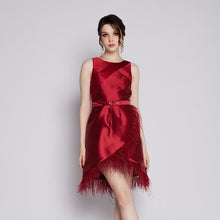 Load image into Gallery viewer, Felicia Feather Dress