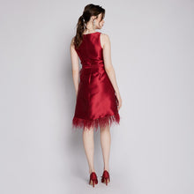 Load image into Gallery viewer, Felicia Feather Dress