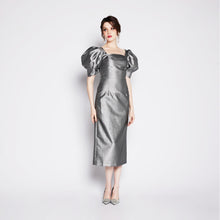 Load image into Gallery viewer, ELEANOR PUFF SLEEVE DRESS