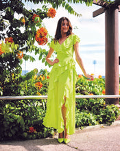 Load image into Gallery viewer, Ruffles Chiffon Maxi Dress