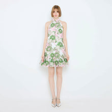 Load image into Gallery viewer, Xin Fu Halter Qipao Dress
