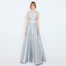 Load image into Gallery viewer, Diamante V-Neck Gown