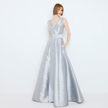Load image into Gallery viewer, Diamante V-Neck Gown