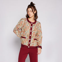 Load image into Gallery viewer, Denim Floral Jacket