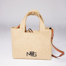 Load image into Gallery viewer, MAG Raffia Tote
