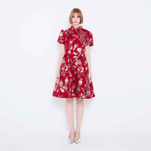 Load image into Gallery viewer, Lirui Jaqquard Qipao Dress