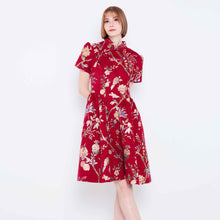Load image into Gallery viewer, Lirui Jaqquard Qipao Dress