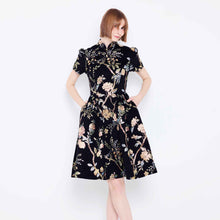 Load image into Gallery viewer, Lirui Jaqquard Qipao Dress