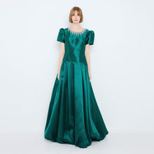 Load image into Gallery viewer, Diamante Round Neck Gown