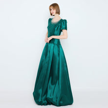 Load image into Gallery viewer, Diamante Round Neck Gown