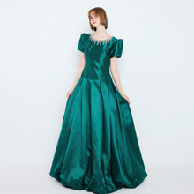 Load image into Gallery viewer, Diamante Round Neck Gown