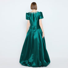Load image into Gallery viewer, Diamante Round Neck Gown