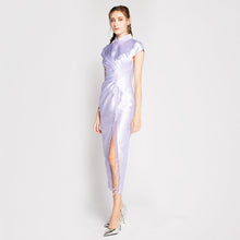 Load image into Gallery viewer, Crystal Pleated Qipao