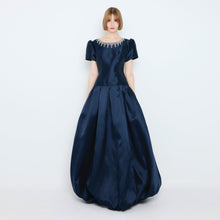 Load image into Gallery viewer, Diamante Round Neck Gown