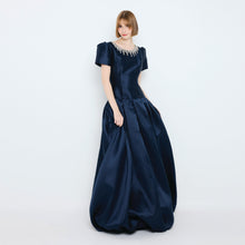 Load image into Gallery viewer, Diamante Round Neck Gown