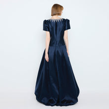 Load image into Gallery viewer, Diamante Round Neck Gown