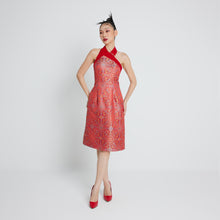 Load image into Gallery viewer, Jin Ming Songket Halter Dress