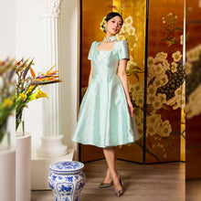 Load image into Gallery viewer, Li Yan Diamante Flare Qipao