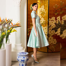 Load image into Gallery viewer, Li Yan Diamante Flare Qipao