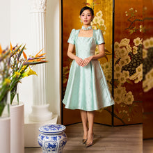 Load image into Gallery viewer, Li Yan Diamante Flare Qipao