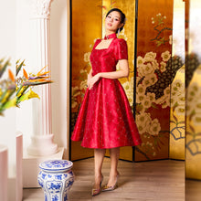 Load image into Gallery viewer, Li Yan Diamante Flare Qipao