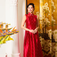 Load image into Gallery viewer, Li Ying Diamante Lace Maxi Qipao