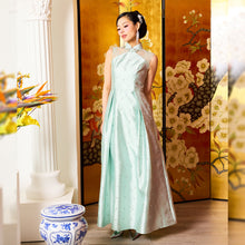 Load image into Gallery viewer, Li Ying Diamante Lace Maxi Qipao