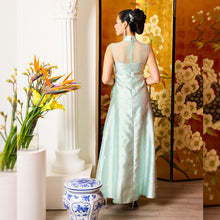 Load image into Gallery viewer, Li Ying Diamante Lace Maxi Qipao