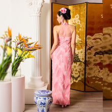 Load image into Gallery viewer, Cai Yun Maxi Dress - With Phoenix Embellishment