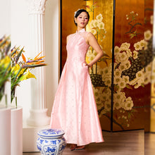 Load image into Gallery viewer, Li Ying Diamante Lace Maxi Qipao