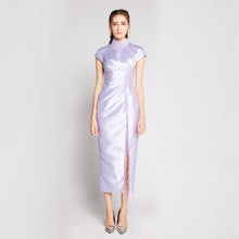 Load image into Gallery viewer, Crystal Pleated Qipao
