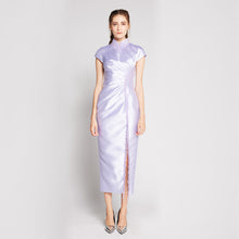 Load image into Gallery viewer, Crystal Pleated Qipao