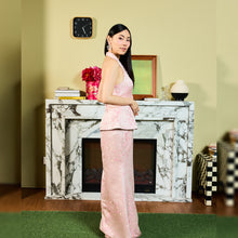 Load image into Gallery viewer, Li Ting Halter Maxi Dress